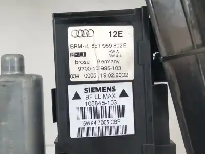 Автозапчасти б/у регулятор стекла переднего правого за audi a4 b6 (8e2) 2.5 tdi ссылки oem iam 8e0837462a  8e1959802e