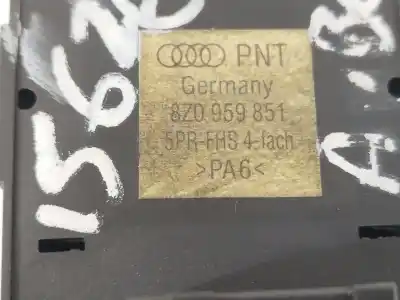 Автозапчастина б/у передні вікний вмикач для audi a4 b6 (8e2) 2.5 tdi посилання на oem iam 8z0959851  