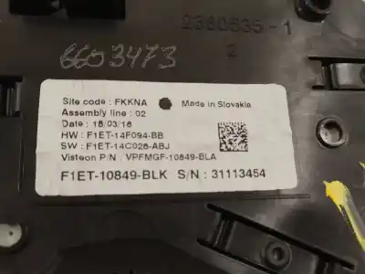 Second-hand car spare part dashboard for ford focus iii 1.5 tdci oem iam references f1et10849blk  