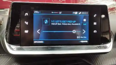 Second-hand car spare part multifunction display for peugeot 208 2020 oem iam references 9836623980  