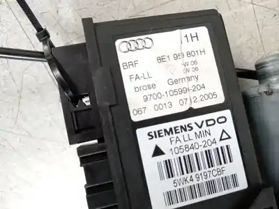 Second-hand car spare part driver left window regulator for audi a4 b7 (8ec) 1.8 t oem iam references 8e0837461b  8e1959801h