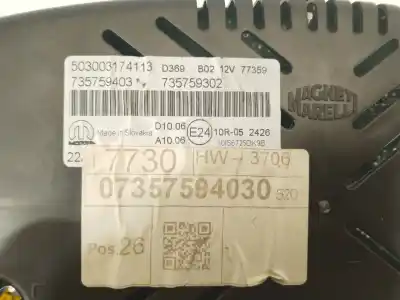 Автозапчастина б/у панель інструментів для jeep renegade suv (bu, b1, bv) 1.0 t-gdi посилання на oem iam 735759403  735759302