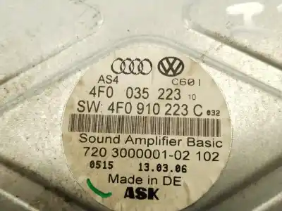 Автозапчастина б/у антенний підсилювач для audi a6 c6 (4f2) 2.0 tdi посилання на oem iam 4f0910223c  