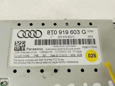 Автозапчасти б/у многофункциональный дисплей за audi a4 b8 (8k2) 2.0 tdi ссылки oem iam 8t0919603g  