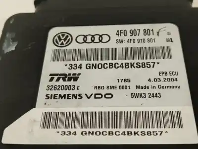 Автозапчастина б/у електронний модуль для audi a6 c6 (4f2) 3.2 fsi посилання на oem iam 4f0907801 5wk32443 4f0910801