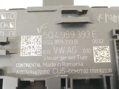 Автозапчасти б/у электронный модуль за seat leon (5f1) 1.6 tdi ссылки oem iam 5q4959393e  5q4959393b