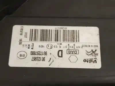 Second-hand car spare part right headlight for citroen c-elysee (dd_) 1.6 bluehdi 100 oem iam references 9817297880  90128967