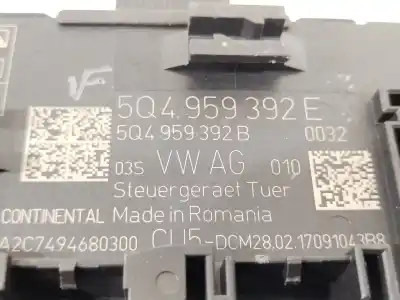 Peça sobressalente para automóvel em segunda mão módulo de confort / bsi /bcm por seat leon (5f1) 1.6 tdi referências oem iam 5q4959392e  