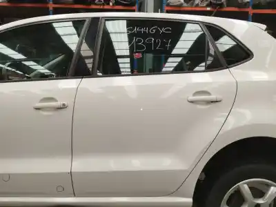 Second-hand car spare part rear left door for volkswagen polo v (6r1, 6c1) 1.6 tdi oem iam references 