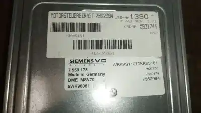 Pezzo di ricambio per auto di seconda mano centralina motore per bmw 3 touring (e91) 325 i riferimenti oem iam 7559178 12147561685 5wk98081
