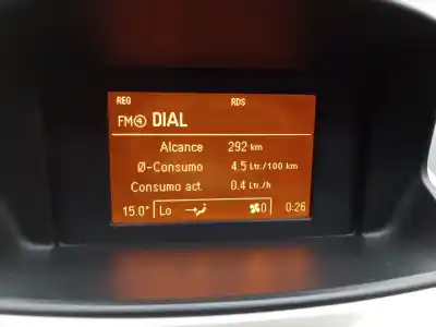 Peça sobressalente para automóvel em segunda mão DISPLAY GPS / MULTIMÍDIA por OPEL CORSA D (S07)  Referências OEM IAM 13265763  