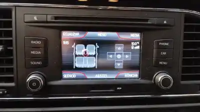 Peça sobressalente para automóvel em segunda mão SISTEMA DE ÁUDIO / RÁDIO CD por SEAT LEON (5F1) I-Tech Referências OEM IAM 5F0035869A  
