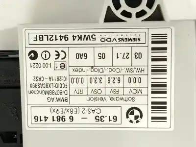 Peça sobressalente para automóvel em segunda mão módulo eletrônico por bmw 3 touring (e91) 325 i referências oem iam 61356981416  