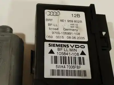 Pezzo di ricambio per auto di seconda mano motore alzacristalli anteriore destro per audi a4 avant (8e) 2.0 tdi riferimenti oem iam 8e1959802b  5wk47006fbf