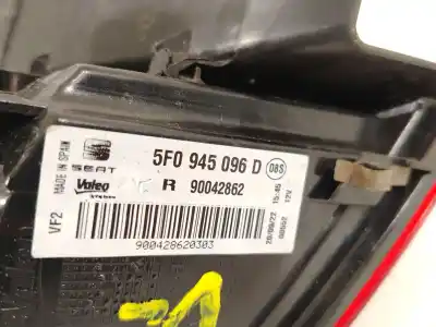 Second-hand car spare part right tailgate light for seat leon (5f1) 1.6 tdi oem iam references 5f0945096d  