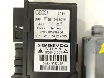 Second-hand car spare part left front window motor for audi a4 b7 (8ec) 1.8 t oem iam references 8e1959801h 0130821765 5wk49197cbf
