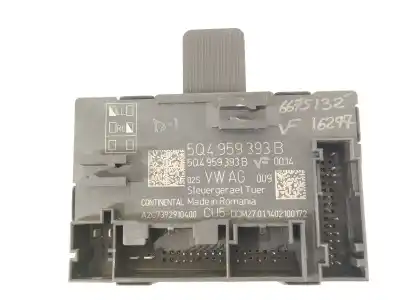 Second-hand car spare part comfort module for seat leon (5f1) 1.6 tdi oem iam references 5q4959393b  