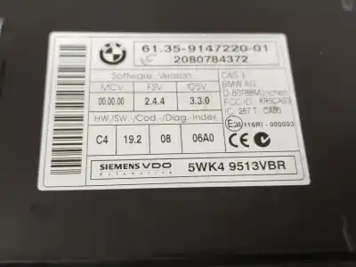 Second-hand car spare part comfort module for bmw 1 (e87) 118 d oem iam references 61359147220 2080784372 5wk49513vbr