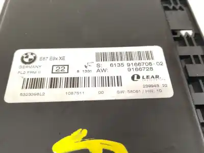 Pièce détachée automobile d'occasion unité de commande d'éclairage pour bmw 1 (e87) 118 d références oem iam 61359166708  61359166728