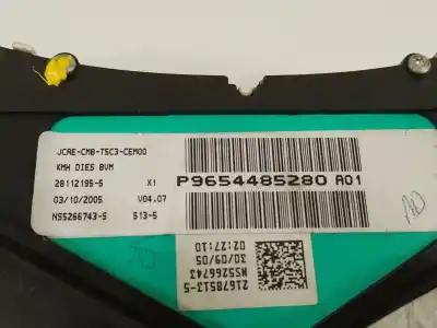 Second-hand car spare part dashboard for peugeot 307 break/sw (s2) x-line oem iam references 9654485280  