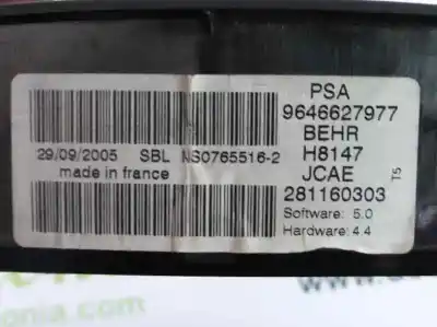 Автозапчасти б/у климат-контроль за peugeot 307 break/sw (s2) x-line ссылки oem iam 9646627977  