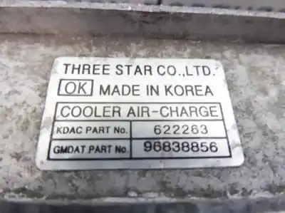 Pezzo di ricambio per auto di seconda mano intercooler per chevrolet epica lt riferimenti oem iam 96838856  