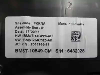 Second-hand car spare part dashboard for ford focus lim. (cb8) trend oem iam references bm5t10849cm  