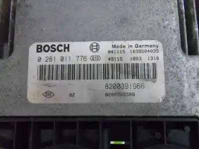 Автозапчасти б/у блок управления двигателем за renault scenic ii grand confort expression ссылки oem iam 8200391966  0281011776