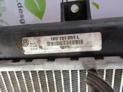 Автозапчастина б/у водяний радіатор для volkswagen caddy ka/kb (2k) life посилання на oem iam 1k0121251l  