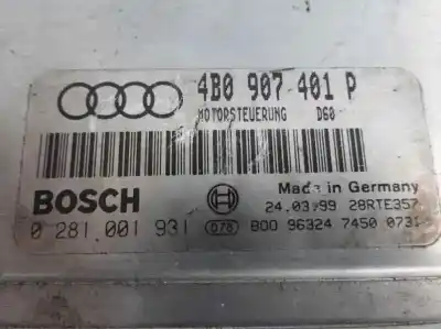 Автозапчасти б/у блок управления двигателем за audi a6 avant (4b5) 2.5 v6 24v tdi ссылки oem iam 4b0907401p  0281001931