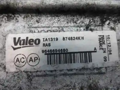 Peça sobressalente para automóvel em segunda mão intercooler por citroen c4 coupe vts referências oem iam 9646694680  