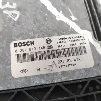 Tweedehands auto-onderdeel ecu motorcontroller voor renault clio iv dynamique oem iam-referenties 237102747r  0281019148