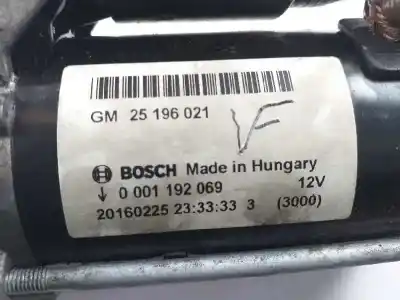 Автозапчастина б/у двигун запускається для opel corsa e business посилання на oem iam 25196021  0001192069