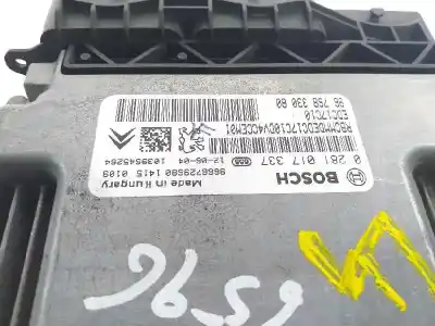 Second-hand car spare part ecu engine control for citroen c3 collection oem iam references 9676833080  0281017337