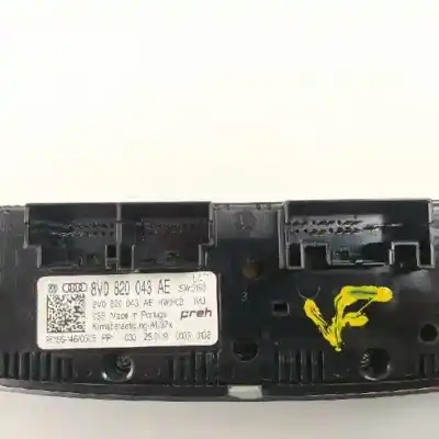 Peça sobressalente para automóvel em segunda mão comando de sofagem (chauffage / ar condicionado) por audi a3 sportback (8vf) basic referências oem iam 8v0820043ae  
