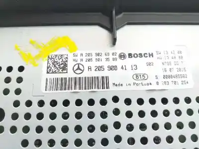 Автозапчастина б/у багатофункційний дисплей для mercedes-benz clase c (w205) familiar c 220 t cdi bluetec edition 1 (205.204) посилання на oem iam a2059004113 a2059013508 a2059026902