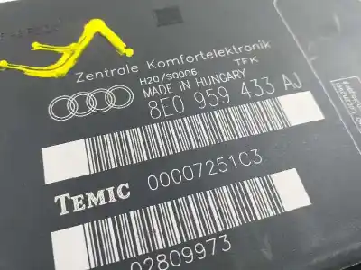 Автозапчастина б/у модуль комфорт для audi a4 berlina (8e) 1.9 tdi посилання на oem iam 8e0959433aj  
