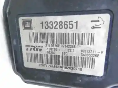 Second-hand car spare part abs for opel insignia berlina edition oem iam references 13328651  