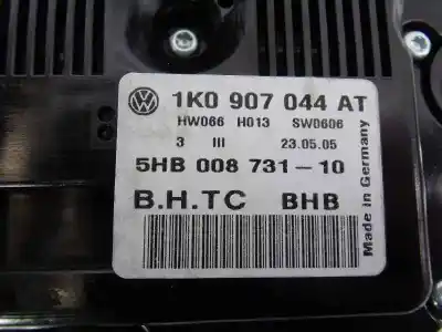 Second-hand car spare part climate control for volkswagen jetta (1k2) advance oem iam references 1k0907044at  5hb008731
