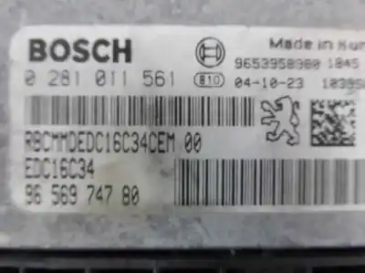 Автозапчасти б/у блок управления двигателем за citroen c5 berlina vtr (e) ссылки oem iam 9656974780  0281011561