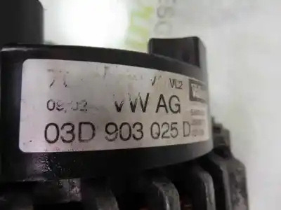 Peça sobressalente para automóvel em segunda mão alternador por seat cordoba berlina (6l2) signo/a referências oem iam 03d903025d  sg8b023