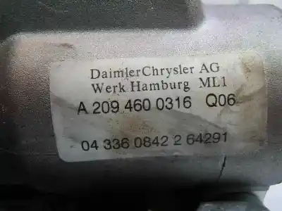 Second-hand car spare part steering column for mercedes-benz clase clk (w209) coupe 270 cdi (209.316) oem iam references a2094600316  a2114620120