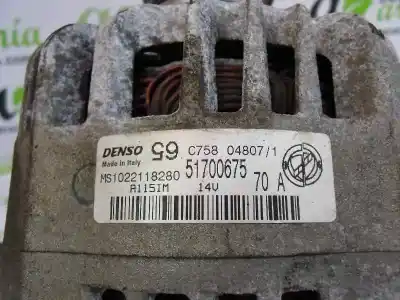 Автозапчасти б/у генератор за fiat panda (169) 1.2 cat ссылки oem iam 51700675  