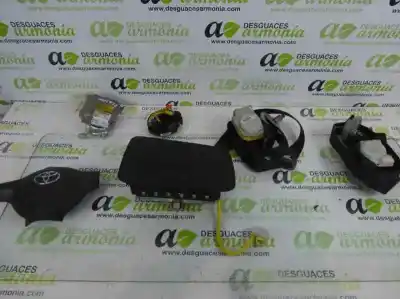 Автозапчастина б/у комплект подушки безпеки для toyota yaris (ncp1/nlp1/scp1) 1.0 luna посилання на oem iam 891700d080  451300d101