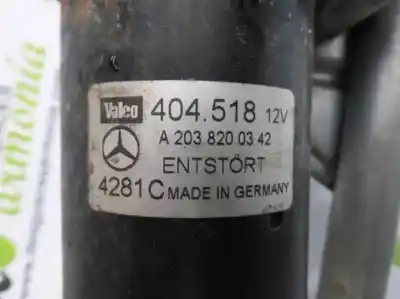 Автозапчасти б/у мотор переднего стеклоочистителя за mercedes-benz clase c (w203) sportcoupe c 230 compressor (203.747) ссылки oem iam a2038200342  