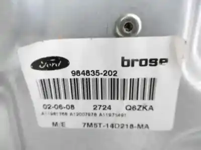 Peça sobressalente para automóvel em segunda mão elevador de vidros traseiro esquerdo por ford focus lim. (cb4) titanium referências oem iam 7m5t14d218ma 7m5t14b534ac 