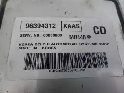 Peça sobressalente para automóvel em segunda mão centralina de motor uce por chevrolet kalos 1.4 se referências oem iam 96394312  