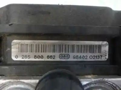 Peça sobressalente para automóvel em segunda mão abs por citroen nemo sx referências oem iam 51801321 0265800662 0265231997