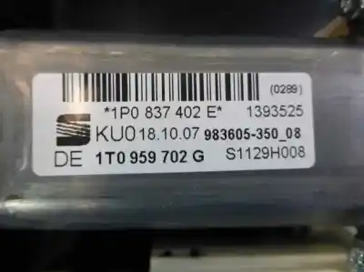 Автозапчасти б/у регулятор стекла переднего правого за seat leon (1p1) fr 1 ссылки oem iam 1p0837402e 1k0959792m 1t0959702g