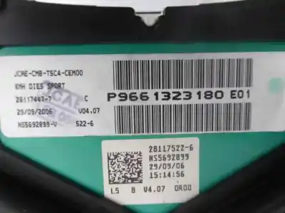Second-hand car spare part dashboard for peugeot 307 break/sw (s2) sw pack oem iam references 9661323180  